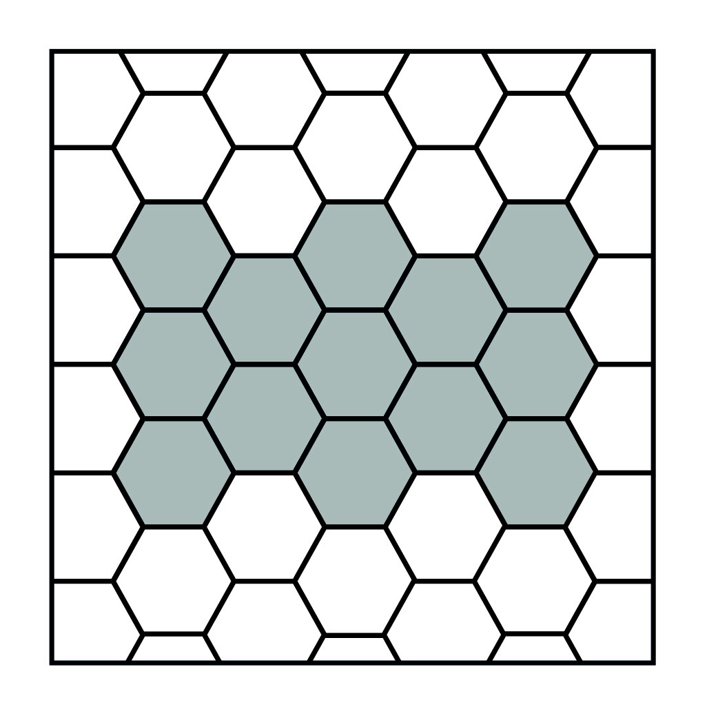 Legpatronen tegels Hexagonaal patroon